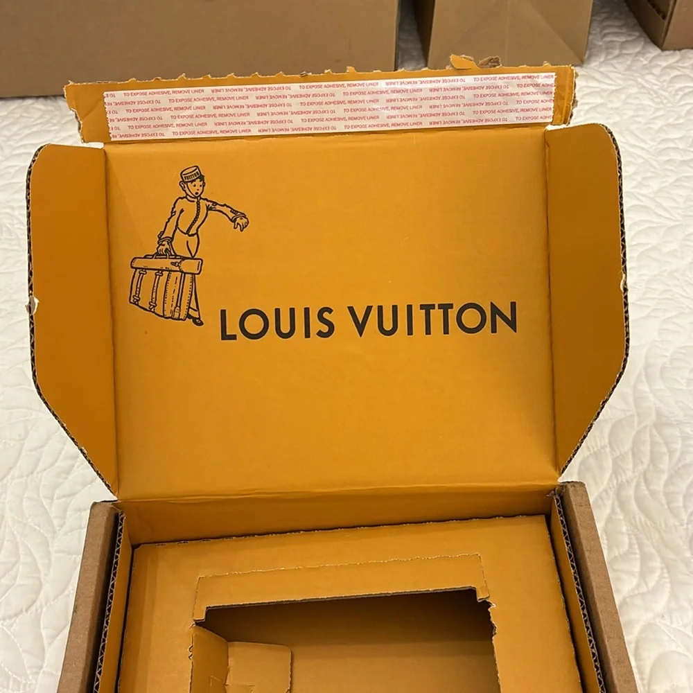 Louis Vuitton Gold Gift Box